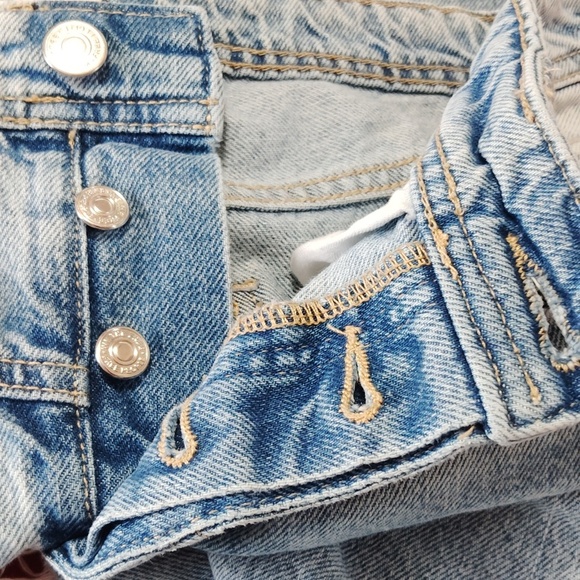 Free People x We The Free Shelby BF Jean in Blue Size 30 - Picture 4 of 6